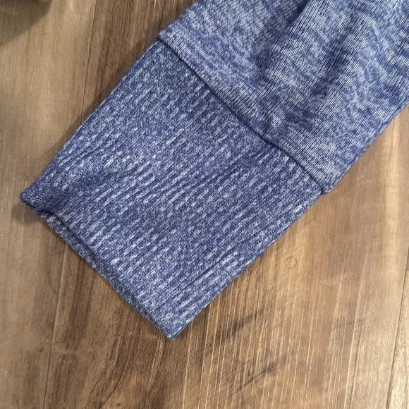 Gap Oversized Crewneck Sweater High Low Tunic Long Sleeve Pullover Blue Sz L - Picture 4 of 8